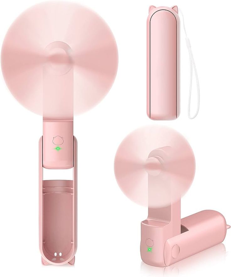 VENTILADOR PORTÁTIL USB ROSADO